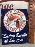 RED COMB POULTRY FEEDS-APPROX 26.5"TX20"L