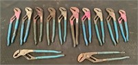 (12) Channellocks Tongue and Groove Pliers