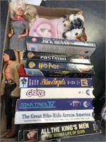 VHS TAPES, BARBIE DOLL