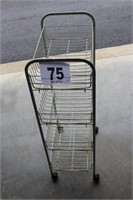 (4) Shelf Rolling Laundry Supply Cart (U231)