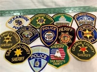 California Police patches - lot 2