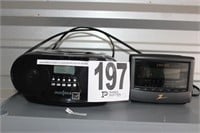 Boom Box & Clock Radio (Both Work) (U233)