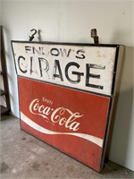 Very Large Coca Cola Sign 60" x 10" x 60"