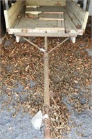 Wooden Homemade Utility Trailer 4 x 8 ft bed