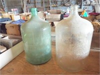 Bottles - Green Glass, Clear Glass, 18" (2)