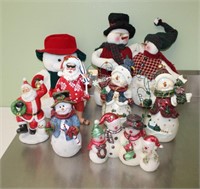 Snowmen & Santas (Plush & Glass)