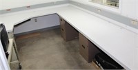 Counter Top only 110x27, 96x58 Angled w/ Drawer