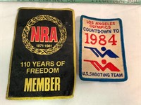 NRA & LA Olympics US Shooting team patches