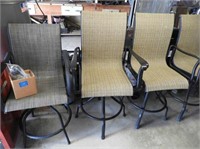 Five high back Patio Chairs