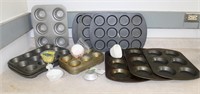 13 Assorted Cup Cake/Muffin Pans