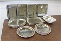 45+ Assorted Silver Serving Platters