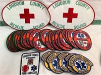 36 Loudoun County VA Fire Rescue Squad patches