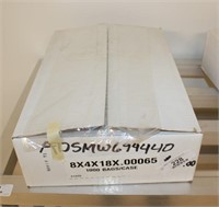 Case of Poly Bags 8x4x18, 1,000 Ct.