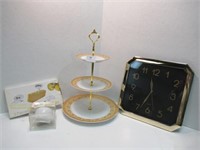 NEW 3 Tier Dessert Plate / Wall Clock