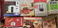 assorted cookware and serving pieces