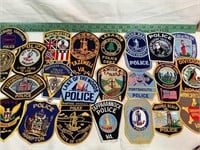 Lot of 23 different Virginia Cities Police patches