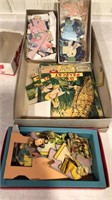 Vintage lot of puzzles