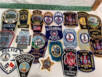 21 Virginia cities Police patches