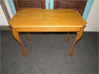 SMALL WOOD TABLE 39.5" X 22" X 29" HIGH