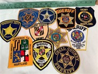Maryland Sheriffs Dept police patches