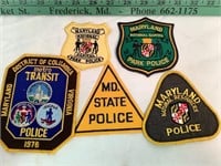 Maryland State DNR & Park police patches