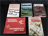 Lot of 5 Warplane Books