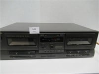 Technics Double Cassette Player - Turns On