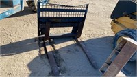 Skid Steer Pallet Fork Attachment