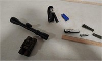 Optics and pocket knives,tools