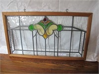AMAZING EARLY LED AND STAIN GLASS WINDOW