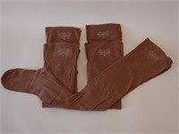 5 Pairs Of Cotton Stockings Vintage
