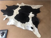 Cow Hide Rug apprx. 4'-6'
