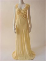 1930s Bias Cut Vintage Nightgown Dress