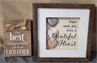 Positive Thoughts Wall Decor