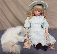 American Doll, "Felicity & Cat", Signed, 434/500