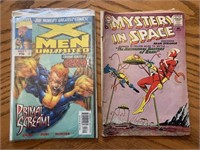 Vintage comics - 1969 Mystery in Space & X-men