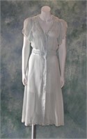 1930s Vintage Printed Cotton Dress