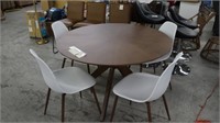 Brown Dining Table & Chairs