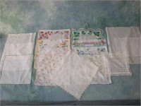 15 Vintage Fancy Handkerchiefs