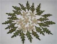 Vintage Hat Millinery Silk Leaves & Flowers