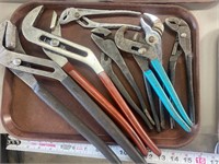 Tongue and groove plier lot