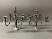 Pair of Antique Candle Candelabras