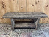Reclaimed Wooden Rustic Bench
