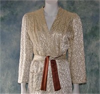 Vintage Quilted Gold Rosamonde Robe