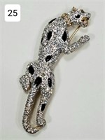 Carolee Jeweled Leopard Broach