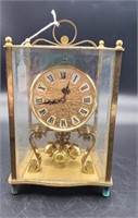 VTG Kundo Brass Carriage 400 Day Anniversary Clock