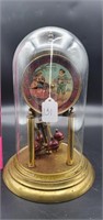 VTG Schatz Red Enamel Painted Anniversary Clock