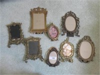 LOT OF METAL FRENCH STYLE PICTURE FRAMES