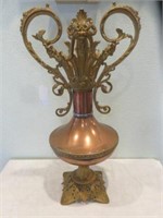 ANTIQUE FRENCH STYLE BRONZE AND ORNATE COPPER