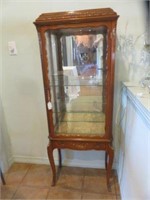 ANTIQUE FRENCH STYLE DISPLAY CABINET WITH THREE